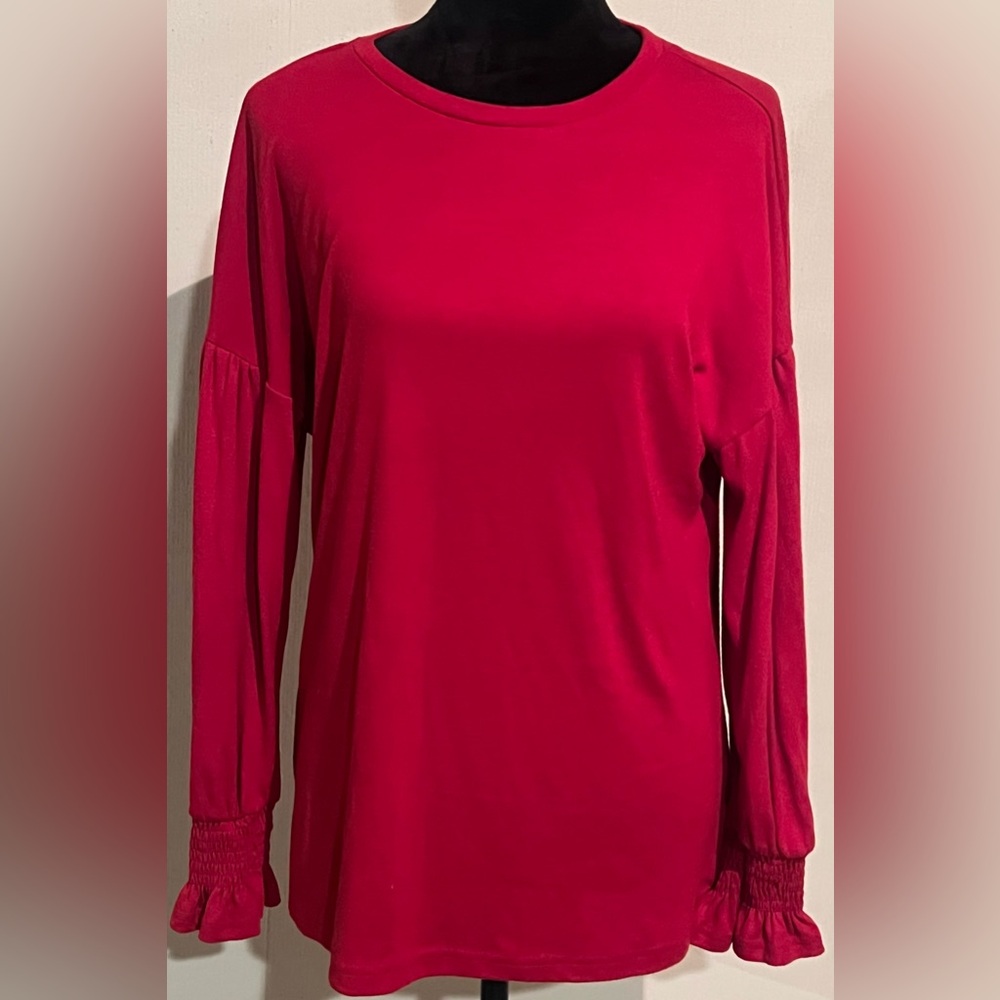 Miholl Red long sleeve Women's Top size L